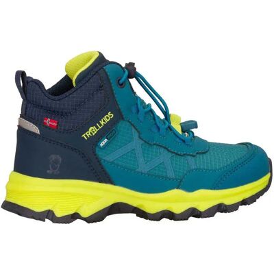 Trollkids Scarponi Da Trekking Trolltunga Mid Xt Harbor Blue / Spring Leaf / Dark Indigo EU 28 Trollkids Scarponi Da Trekking Trolltunga Mid Xt Harbor Blue / Spring Leaf / Dark Indigo EU 28