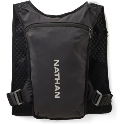 Nathan Gilet Idratazione Quick Start 15l Black / Reflective Silver One size Nathan Gilet Idratazione Quick Start 15l Black / Reflective Silver One size
