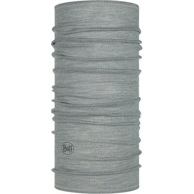 Buff® ® Scaldacollo Lightweight Merino Wool Solid Light Grey One Size Buff® ® Scaldacollo Lightweight Merino Wool Solid Light Grey One Size