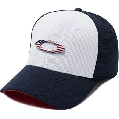 Oakley Apparel Cappellino Con Visiera Tincan Navy / White S-M Oakley Apparel Cappellino Con Visiera Tincan Navy / White S-M