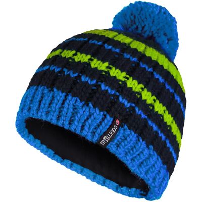 Trollkids Berrretto Hafjell Night Sky / Vivid Blue / Cool Lime 54 cm Trollkids Berrretto Hafjell Night Sky / Vivid Blue / Cool Lime 54 cm