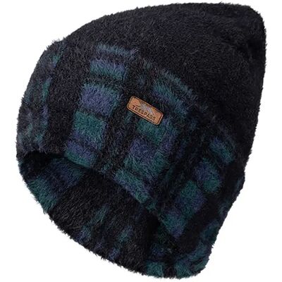 Trespass Berrretto Atlas Black Tartan One Size Trespass Berrretto Atlas Black Tartan One Size