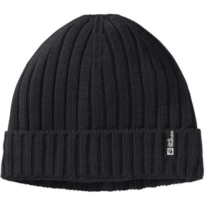 Jack Wolfskin Berrretto Rib Knit Black One Size Jack Wolfskin Berrretto Rib Knit Black One Size