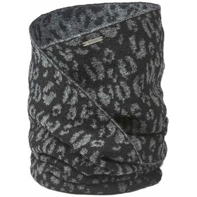 Cairn Scaldacollo Sahana Black / Leopard One Size Cairn Scaldacollo Sahana Black / Leopard One Size