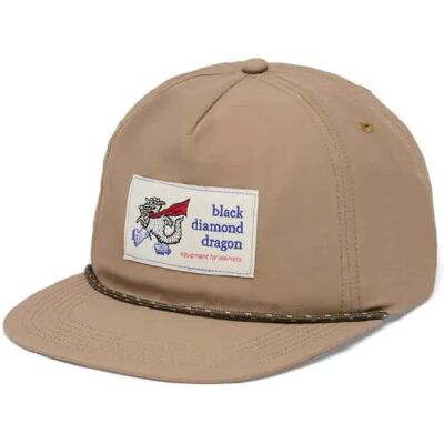 Black Diamond Cappellino Con Visiera Synthetic Rope Mushroom / White Dragon Patch One Size Black Diamond Cappellino Con Visiera Synthetic Rope Mushroom / White Dragon Patch One Size