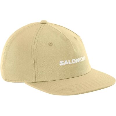 Salomon Cappellino Con Visiera Logo Flat Gray Green S-M Salomon Cappellino Con Visiera Logo Flat Gray Green S-M