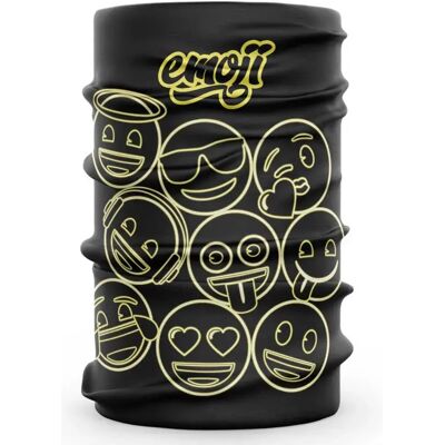 Otso Scaldacollo Emoji Neon Faces Multicolour One Size Otso Scaldacollo Emoji Neon Faces Multicolour One Size