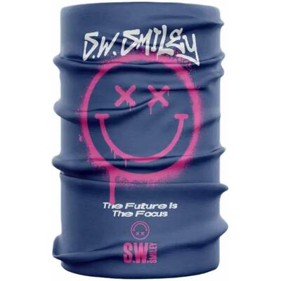 Otso Scaldacollo S.w.smiley Graffiti Blue One Size Otso Scaldacollo S.w.smiley Graffiti Blue One Size