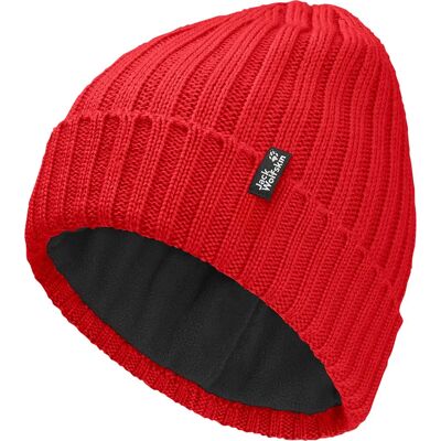 Jack Wolfskin Berrretto Rib Knit Siren Red One Size Jack Wolfskin Berrretto Rib Knit Siren Red One Size