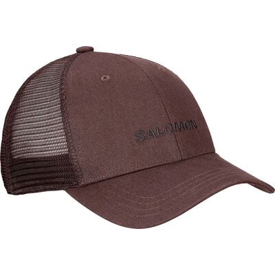 Salomon Cappellino Con Visiera Logo Trucker Coffee Bean S-M Salomon Cappellino Con Visiera Logo Trucker Coffee Bean S-M