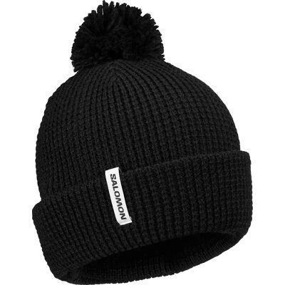 Salomon Berrretto Pompom Deep Black One Size Salomon Berrretto Pompom Deep Black One Size