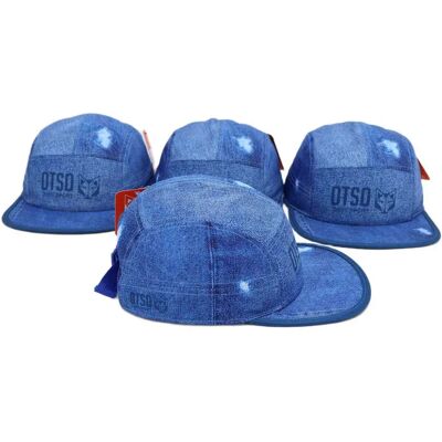 Otso Cappellino Con Visiera Jeans Blue One Size Otso Cappellino Con Visiera Jeans Blue One Size