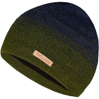Trollkids Berrretto Merino Spruce Gree / Navy 54 cm Trollkids Berrretto Merino Spruce Gree / Navy 54 cm