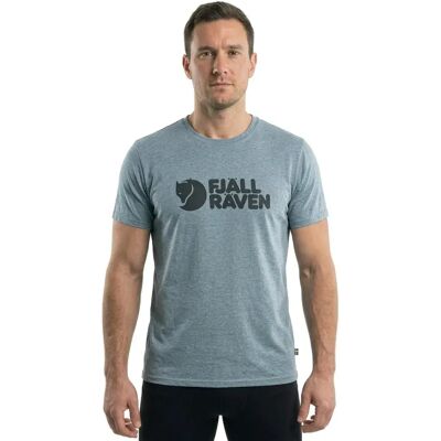 Fjällräven Maglietta A Maniche Corte Logo Uncle Blue / Melange 2XL Fjällräven Maglietta A Maniche Corte Logo Uncle Blue / Melange 2XL