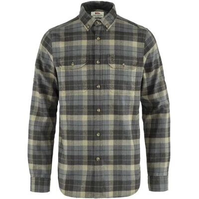Fjällräven Camicia A Maniche Lunghe Singi Heavy Flannel Super Grey-Stone Grey M Fjällräven Camicia A Maniche Lunghe Singi Heavy Flannel Super Grey-Stone Grey M