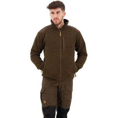Fjällräven Pile Con Cerniera Buck Dark Olive M Fjällräven Pile Con Cerniera Buck Dark Olive M