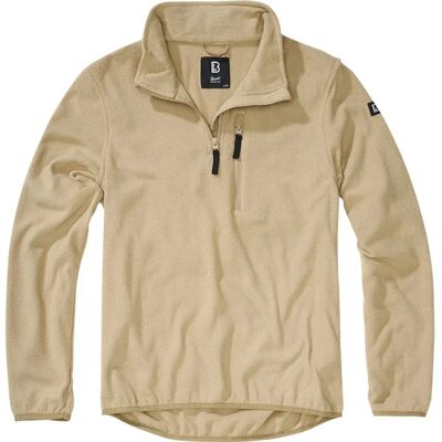Brandit Pile Con Mezza Cerniera Troyer Camel 5XL Brandit Pile Con Mezza Cerniera Troyer Camel 5XL