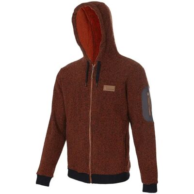 Trangoworld Pile Con Cappuccio Tindaya Red Orange 2XL Trangoworld Pile Con Cappuccio Tindaya Red Orange 2XL