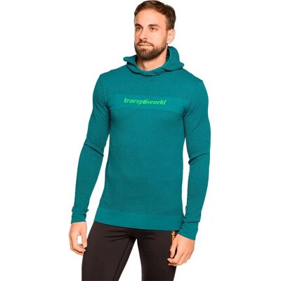 Trangoworld Felpa Con Cappuccio Tromso Dark Green L Trangoworld Felpa Con Cappuccio Tromso Dark Green L