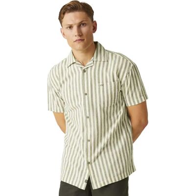 Regatta Camicia A Maniche Corte Shore Bay Ii Fauna / Antique White Stripe 2XL Regatta Camicia A Maniche Corte Shore Bay Ii Fauna / Antique White Stripe 2XL
