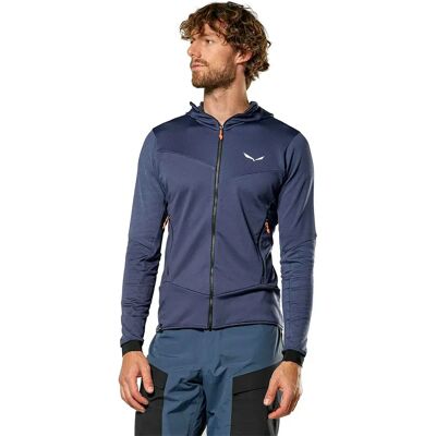 Salewa Pile Con Cappuccio Sella Crevasse Dark Denim 2XL Salewa Pile Con Cappuccio Sella Crevasse Dark Denim 2XL