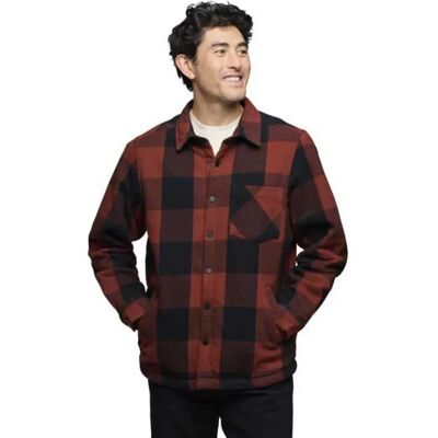 Black Diamond Camicia A Maniche Lunghe Project Lined Flannel Iron Red / Black L Black Diamond Camicia A Maniche Lunghe Project Lined Flannel Iron Red / Black L