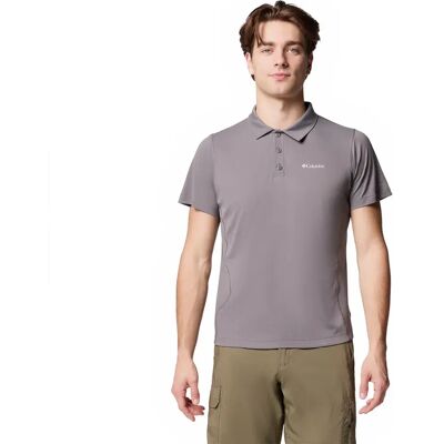 Polo tecnico leggero Zero Rules di Columbia - Grigio Taglia S - Uomo Polo tecnico leggero Zero Rules di Columbia - Grigio Taglia S - Uomo