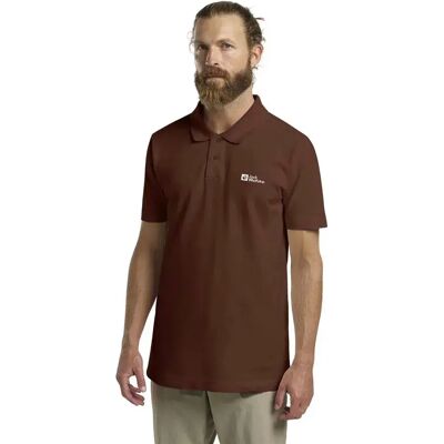 Jack Wolfskin Polo A Maniche Corte Essential Dark Rust L Jack Wolfskin Polo A Maniche Corte Essential Dark Rust L