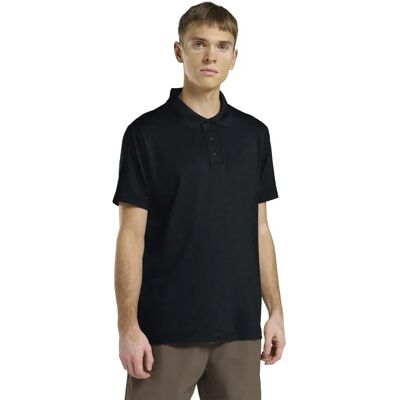 Jack Wolfskin Polo A Maniche Corte Terral Dark Navy Heather M Jack Wolfskin Polo A Maniche Corte Terral Dark Navy Heather M