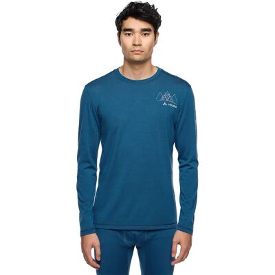 Vaude Maglietta Intima Tenica A Maniche Lunghe Monviso Ii Baltic Sea 2XL Vaude Maglietta Intima Tenica A Maniche Lunghe Monviso Ii Baltic Sea 2XL