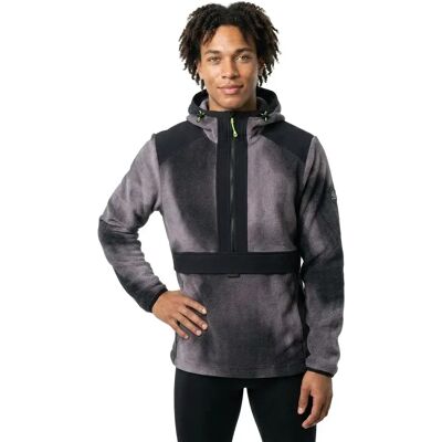 Scott Pile Con Cappuccio Original Evening Greyprint / Black M Scott Pile Con Cappuccio Original Evening Greyprint / Black M