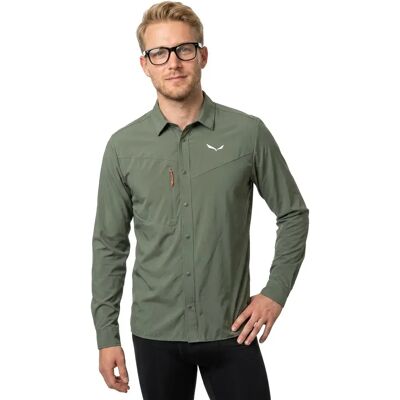 Salewa Camicia A Maniche Lunghe Puez Faded Green 2XL Salewa Camicia A Maniche Lunghe Puez Faded Green 2XL