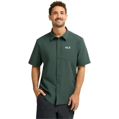 Jack Wolfskin Camicia A Maniche Corte Prelight Suncool Sago Palm XL Jack Wolfskin Camicia A Maniche Corte Prelight Suncool Sago Palm XL