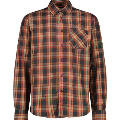 Cmp Camicia A Maniche Lunghe 30t9927 Antracite / Orange / Corda 3XL Cmp Camicia A Maniche Lunghe 30t9927 Antracite / Orange / Corda 3XL