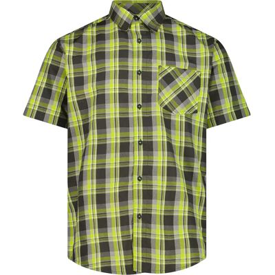 Cmp Camicia A Maniche Corte 30t9937 Pine / Bianco / Mela 2XL Cmp Camicia A Maniche Corte 30t9937 Pine / Bianco / Mela 2XL