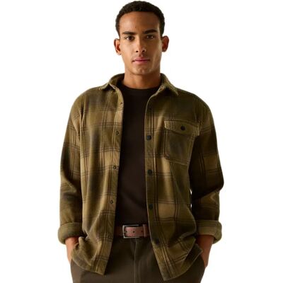 Regatta Camicia A Maniche Lunghe Frankie Rich Tan / Ground Coffee Check M Regatta Camicia A Maniche Lunghe Frankie Rich Tan / Ground Coffee Check M