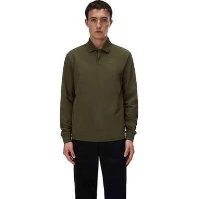 Napapijri Polo A Maniche Lunghe Nedles Olive Night 3XL Napapijri Polo A Maniche Lunghe Nedles Olive Night 3XL