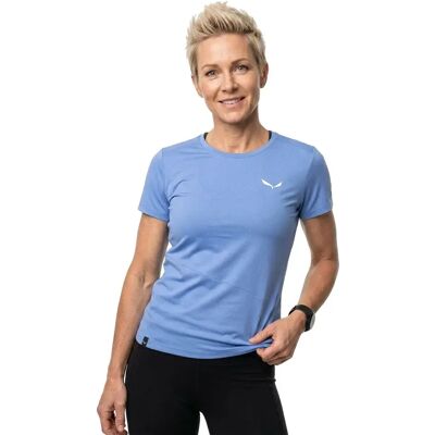 SALEWA - Puez Sporty Dry'Ton T-Shirt - Blu - Gr.38 - T-Shirt SALEWA - Puez Sporty Dry'Ton T-Shirt - Blu - Gr.38 - T-Shirt