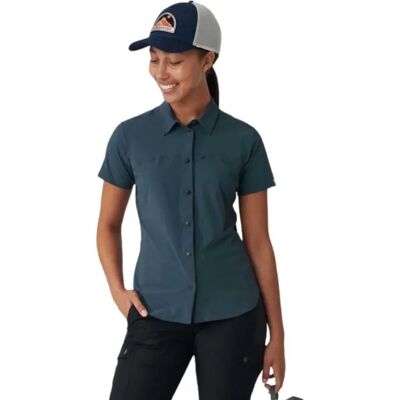 Fjällräven Camicia A Maniche Corte High Coast Lite Navy S Fjällräven Camicia A Maniche Corte High Coast Lite Navy S