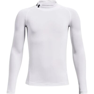 Under Armour Maglietta Intima Tenica A Maniche Lunghe Heatgear Armour Mock White / Black 10-12 Anni Under Armour Maglietta Intima Tenica A Maniche Lunghe Heatgear Armour Mock White / Black 10-12 Anni
