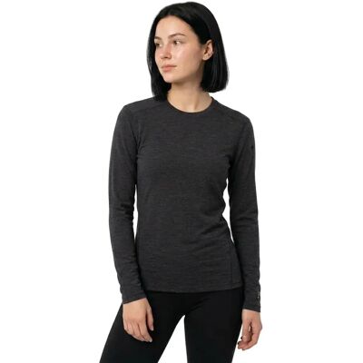 Smartwool Maglietta Intima Tenica A Maniche Lunghe Classic Thermal Merino Charcoal Heather XS Smartwool Maglietta Intima Tenica A Maniche Lunghe Classic Thermal Merino Charcoal Heather XS