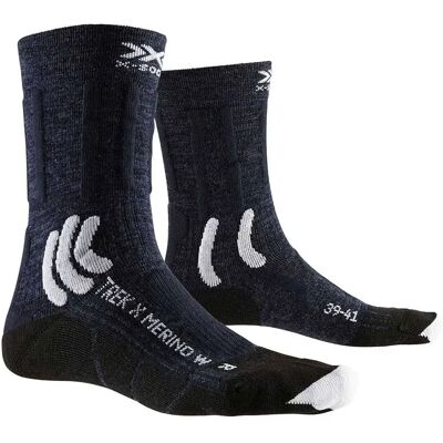 X-bionic Calzini X Merino Midnight Blue / Arctic White EU 39-40 X-bionic Calzini X Merino Midnight Blue / Arctic White EU 39-40