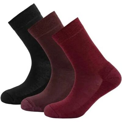 Devold Of Norway Calzini Lunghi Daily Merino Medium 3 Paia Beetroot Mix EU 36-40 Devold Of Norway Calzini Lunghi Daily Merino Medium 3 Paia Beetroot Mix EU 36-40