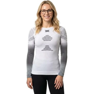 X-bionic Maglietta Intima Tenica A Maniche Lunghe Invent Fx X White / Grey / Light Grey XL X-bionic Maglietta Intima Tenica A Maniche Lunghe Invent Fx X White / Grey / Light Grey XL