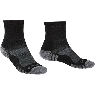 Bridgedale Calzini Lightweight Merino Performance 3/ Crew Black / Silver EU 36-39 Bridgedale Calzini Lightweight Merino Performance 3/ Crew Black / Silver EU 36-39