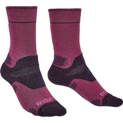 Bridgedale Calzini Midweight Merino Performance Boot Berry EU 44 Bridgedale Calzini Midweight Merino Performance Boot Berry EU 44
