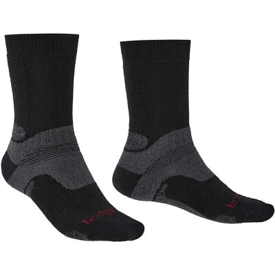 Bridgedale Calzini Midweight Merino Performance Boot Black EU 40-43 Bridgedale Calzini Midweight Merino Performance Boot Black EU 40-43