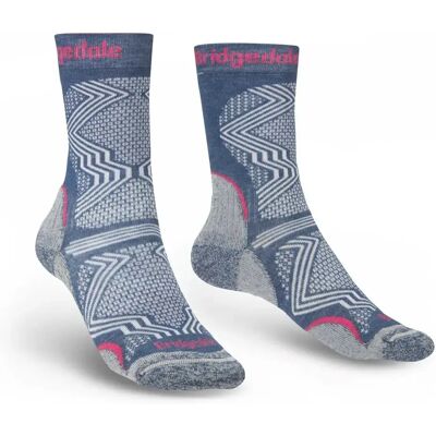 Bridgedale Calzini Ultralight T2 Coolmax® Performance Boot Dark Denim EU 41-43 Bridgedale Calzini Ultralight T2 Coolmax® Performance Boot Dark Denim EU 41-43