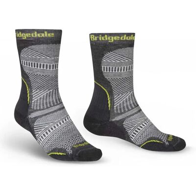Bridgedale Calzini Ultralight T2 Coolmax® Performance Boot Graphite EU 40-43 Bridgedale Calzini Ultralight T2 Coolmax® Performance Boot Graphite EU 40-43