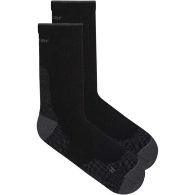 Icebreaker Calzini Merino Hike+ Ultralight Crew Black / Obsidian EU 44 1/2-46 1/2 Icebreaker Calzini Merino Hike+ Ultralight Crew Black / Obsidian EU 44 1/2-46 1/2